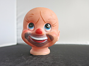 Vintage Clown Scar Face Doll Head For Crafting