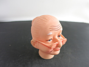 Vintage Granny Doll Head With Specs Crafting Kci Japan
