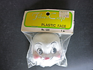 Vintage Rabbit Face Mask Plastic Doll Fibre Craft