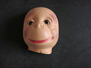 Vintage Monkey Plastic Face Mask Head Doll Crafting