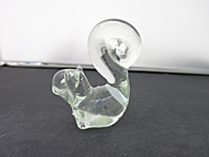 Blown Glass Squirrel Paperweight