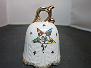 Vintage Eastern Star China Bell Fraternal Memorabilia