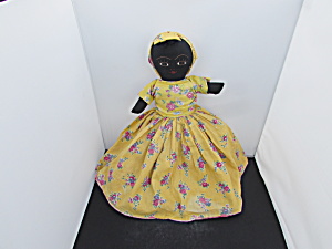 Vintage American Black American Cloth Flip Doll