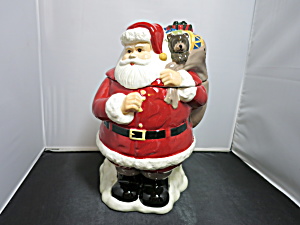 Classic Santa Cookie Jar Marketed By Walmart 1990s