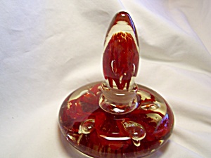 Blown Art Glass Millefiori Perfume Bottle