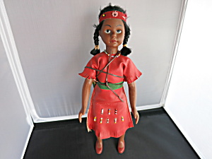 Indian Maiden Doll With Papoose Hong Kong 1964