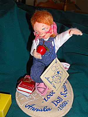 Annalee School Girl Doll Hopscotch 1992 Pin
