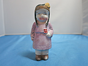 Frozen Charlotte Penny Doll Japan Indian Girl Figurine