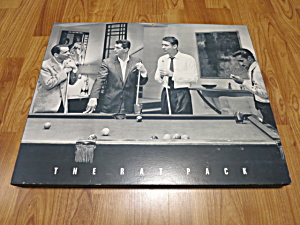 Vintage The Rat Pack Print On Board Frank Sinatra 15 1/4 X 19 1/4