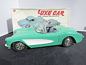 Scale Luxe Car Teal 1957 Corvette Convertible Mib