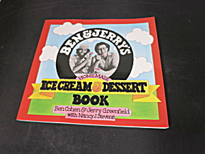 Ben & Jerry's Homemade Ice Cream & Dessert Book 1987 1st Print