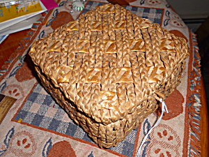 Arts And Crafts Braided Woven Sampler Basket