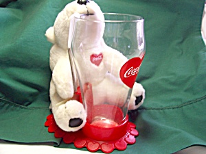 Coca Cola Polar Bear Glass Set Telaflora 1995