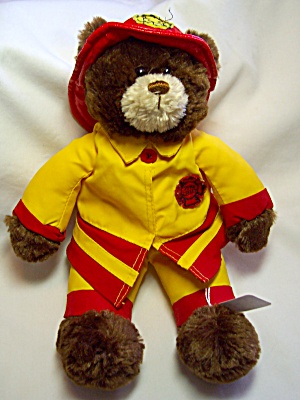 Gund Teddy Bear Fireman Fire Chief 1986