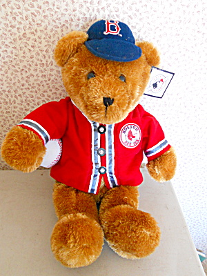 Boston Red Sox Teddy Bear W/tag 2002 18 Inch