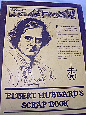 Elbert Hubbard Scrapbook With Box 1923