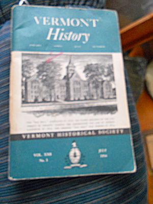 Vermont History Book 1954
