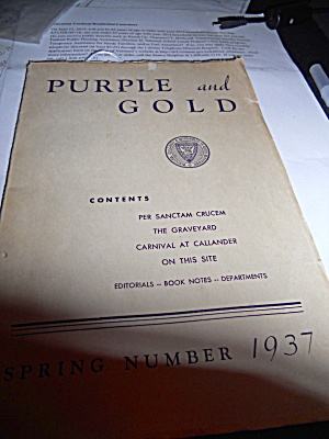 St. Michael's College Book Spring 1937