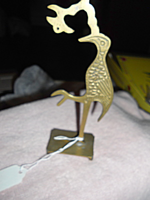 Brass Footed Bird Display Hanger