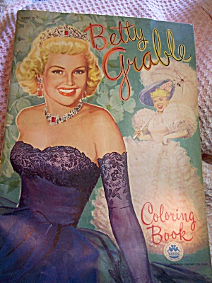 Betty Grable Coloring Book, 1951