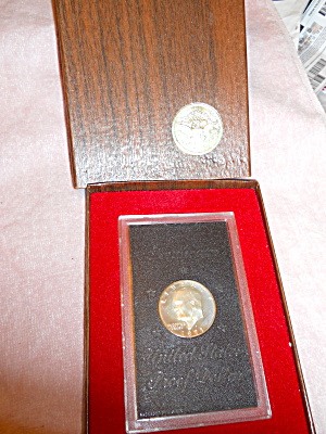 Eisenhower Proof Dollar In Case With Box