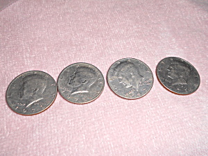 Kennedy Half Dollar 1973 Set Of 4