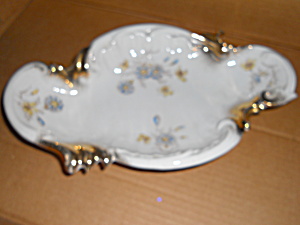 Dresden Germany Scalloped Porcelain Dish 11in