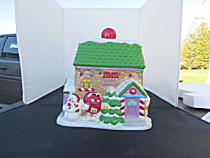 M & M Candy Shoppe Cookie Jar 1999 House