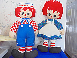 Raggedy Ann And Andy Doll 1982 Bobbs Merrill