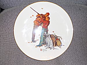 Norman Rockwell Collector Plate Careful Aim
