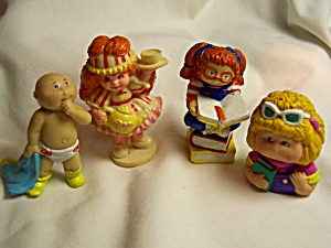Cabbage Patch Posable Doll Figurines Set Of 4