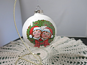 Vintage Campbell's Soup Ball Ornament Campbell's Kids Wreath