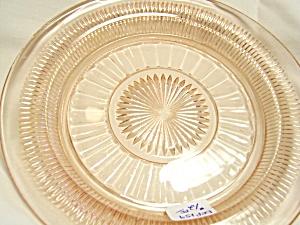 Pink Depression Hocking Coronation Plate 6 In