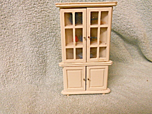 Dollhouse Furniture Corner Cupboard Hutch