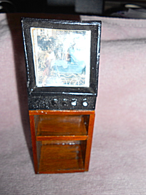 Dollhouse Television Bookcase Wood