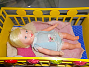 Suzy Cute Doll With Crib Case Accessories