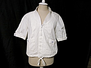 White Jacket Coat Shirt Sharango Studio Size Xl