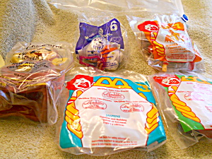 Mcdonald's Fast Food Toys Set Of 5