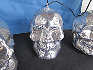 Silver Mercury Gold Metallic Skull Lights