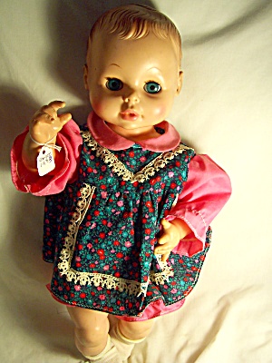 Vintage Eegee Drink Wet Baby Doll 1973 16 In