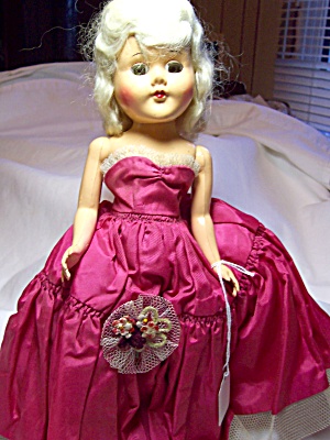 Vintage Teen Doll Hard Plastic Mohair