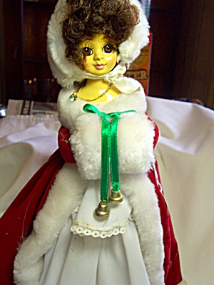 Brinn's Musical December Doll 1986 13 Inch