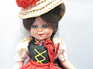 Germany Doll Black Forest Germany Vintage 1960s 6 1/2 Inch