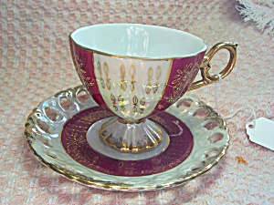 Cup And Saucer Made In Japan Lusterware