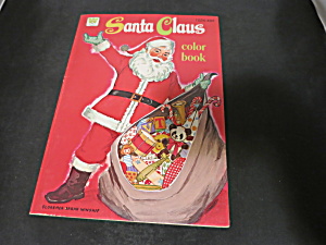 Vintage Santa Claus Color Book Florence Sarah Winship