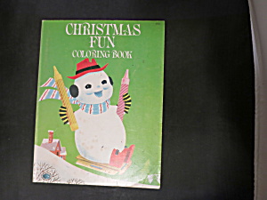 Vintage Christmas Fun Coloring Book 1976