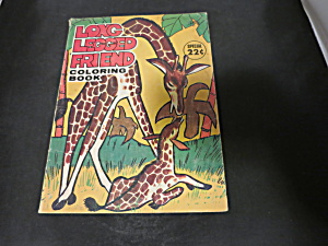 Vintage Coloring Book Long Legged Friend E3903 1960s