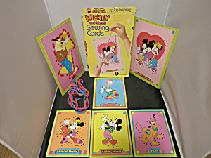 Disney Mickey And Friends Sewing Cards Colorforms 982
