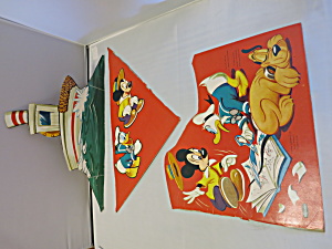 Walt Disney Cut Outs Mickey Pluto Donald Duck 1953