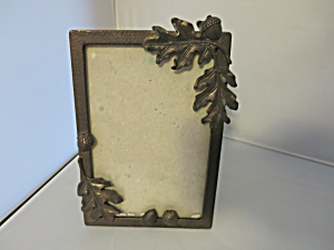 Vintage Acorn Copper Bronzed Picture Frame Holds 6 X 4 Picture